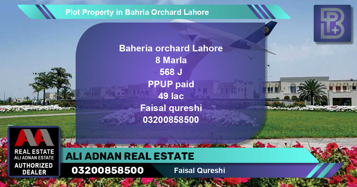 Residential Plot for Sale in Bahria Orchard, Lahore - (BP-67773)