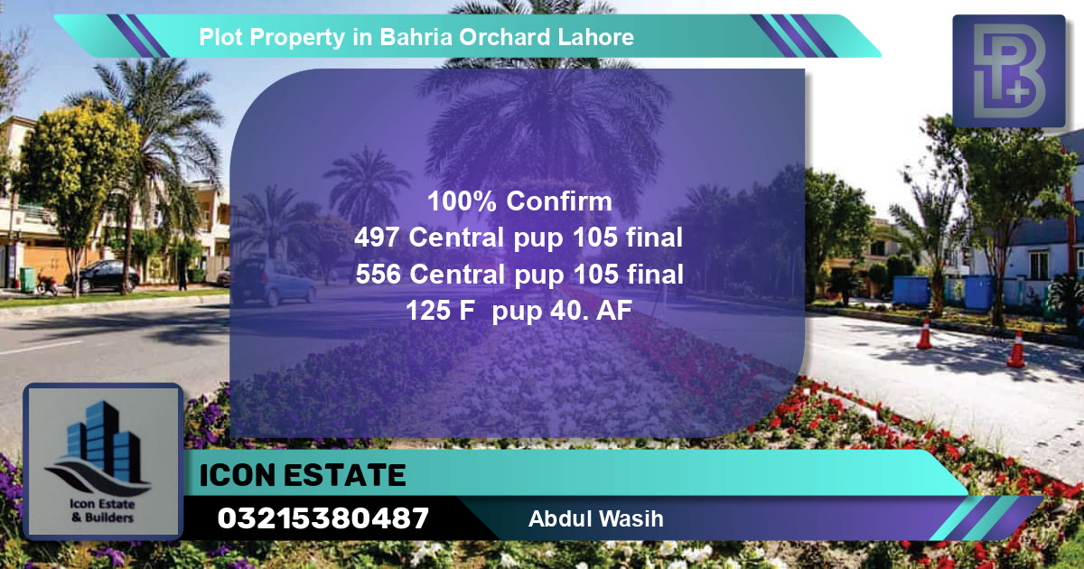 Residential Plot for Sale in Bahria Orchard, Lahore - (BP-67776)