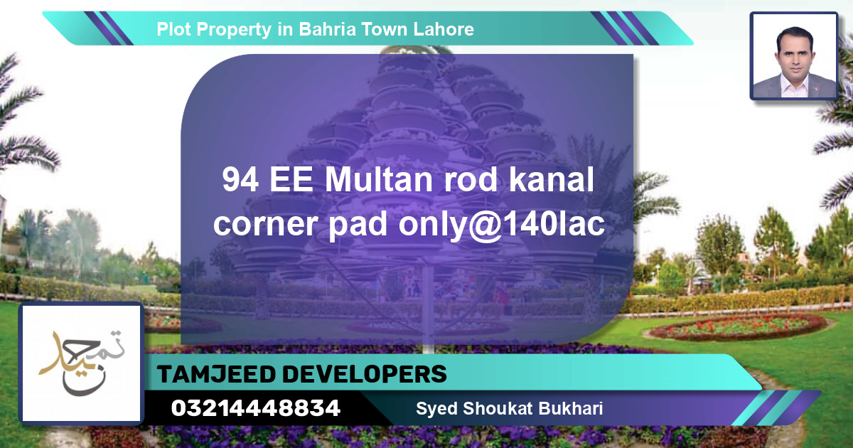 Residential Plot for Sale in Bahria Town, Lahore - (BP-67806)