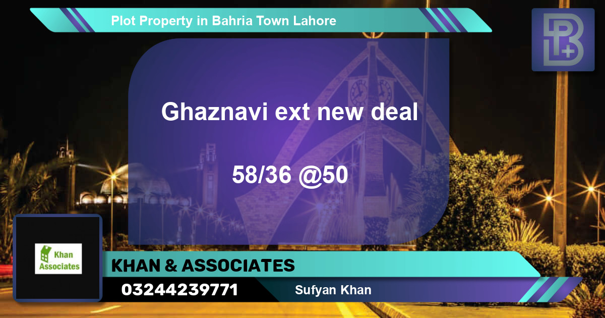 Residential Plot for Sale in Bahria Town, Lahore - (BP-67964)