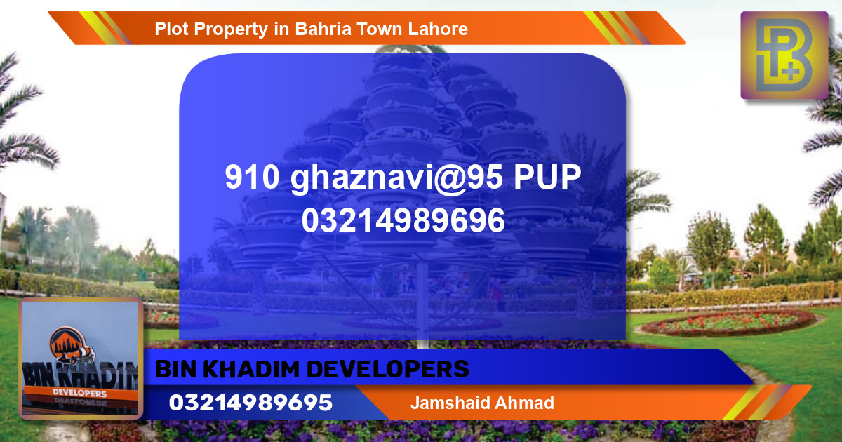 Residential Plot for Sale in Bahria Town, Lahore - (BP-67966)