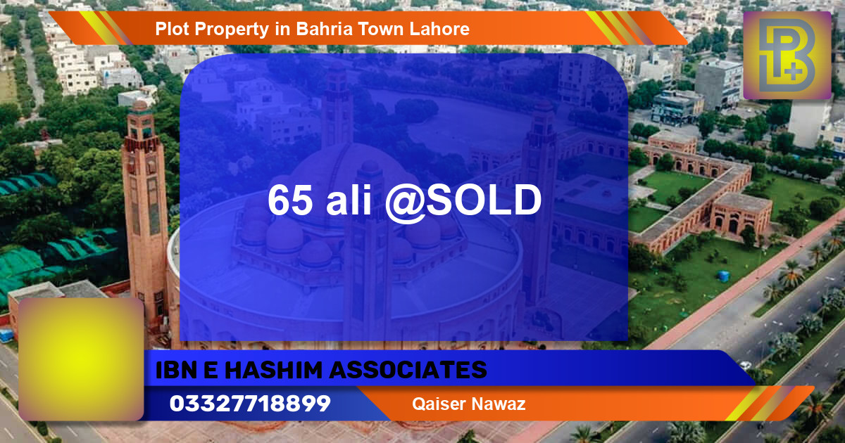 Residential Plot for Sale in Bahria Town, Lahore - (BP-68022)