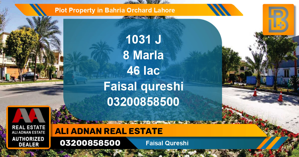 Residential Plot for Sale in Bahria Orchard, Lahore - (BP-68133)