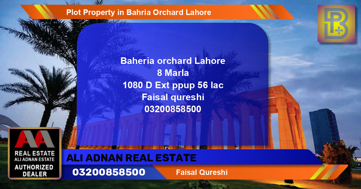 Residential Plot for Sale in Bahria Orchard, Lahore - (BP-68143)