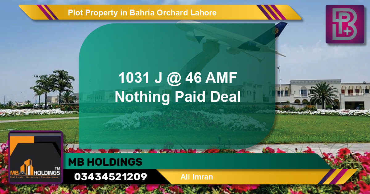 Residential Plot for Sale in Bahria Orchard, Lahore - (BP-68255)