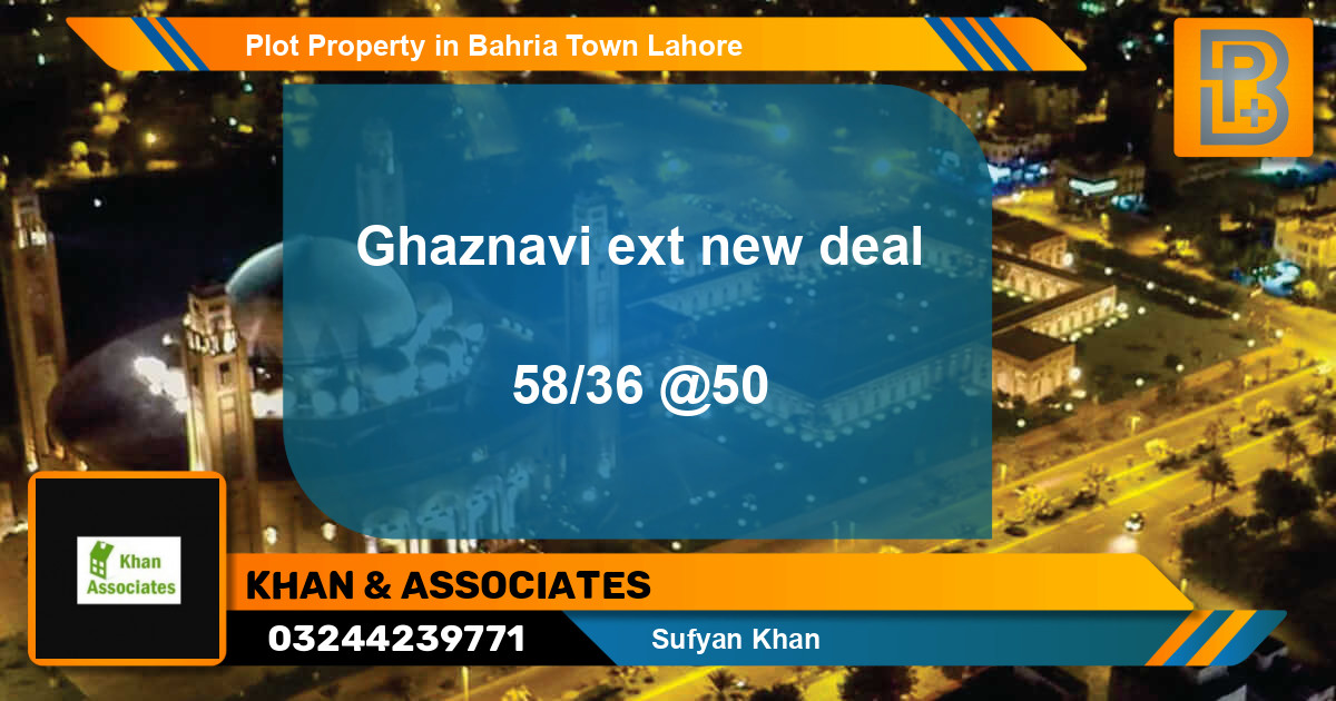 Residential Plot for Sale in Bahria Town, Lahore - (BP-68307)