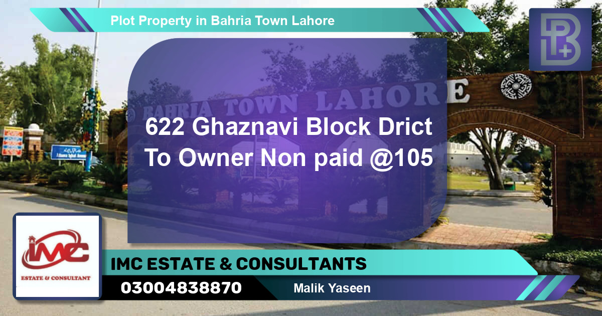 Residential Plot for Sale in Bahria Town, Lahore - (BP-68388)