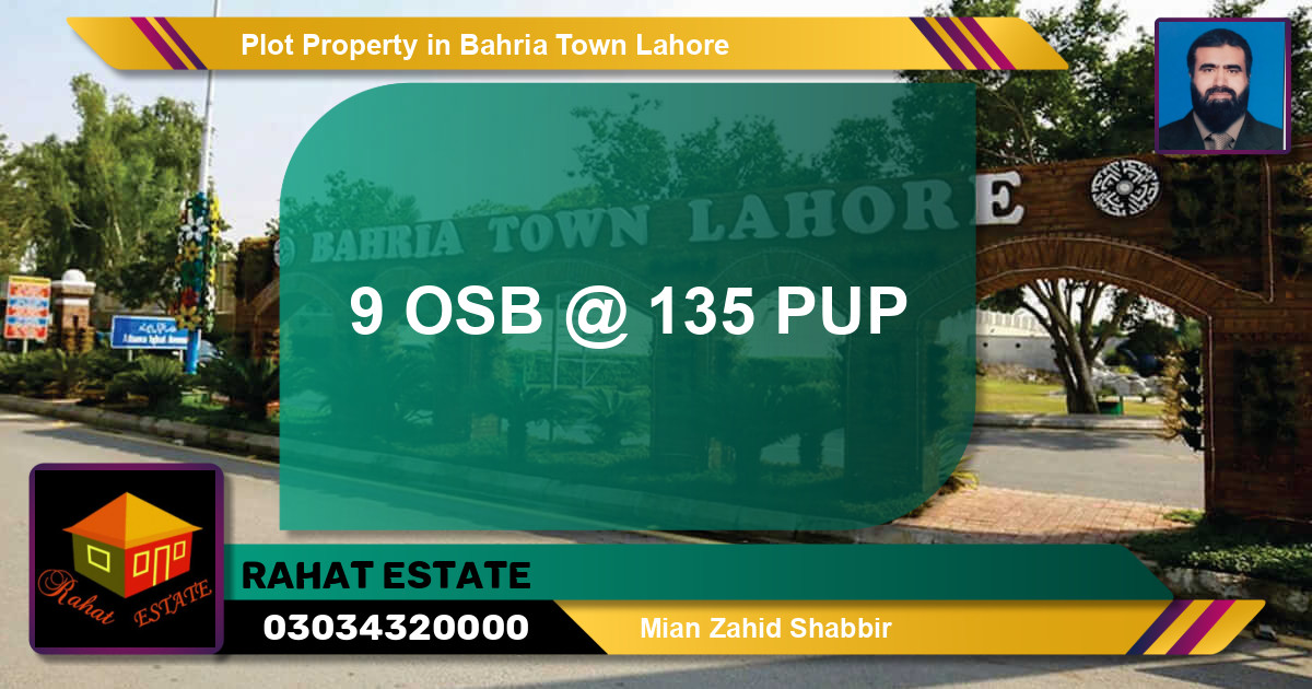Residential Plot for Sale in Bahria Town, Lahore - (BP-68441)
