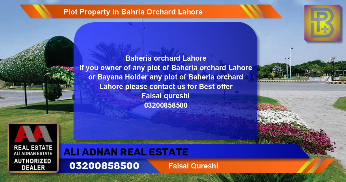 Residential Plot for Sale in Bahria Orchard, Lahore - (BP-68545)