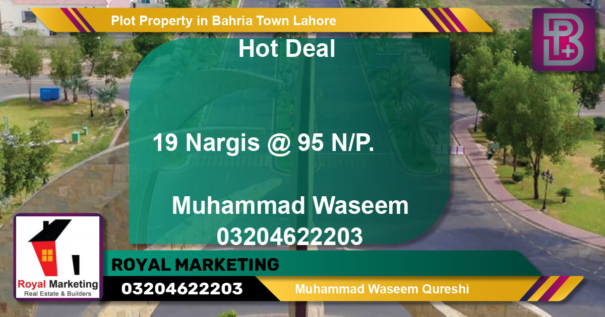 Residential Plot for Sale in Bahria Town, Lahore - (BP-68659)
