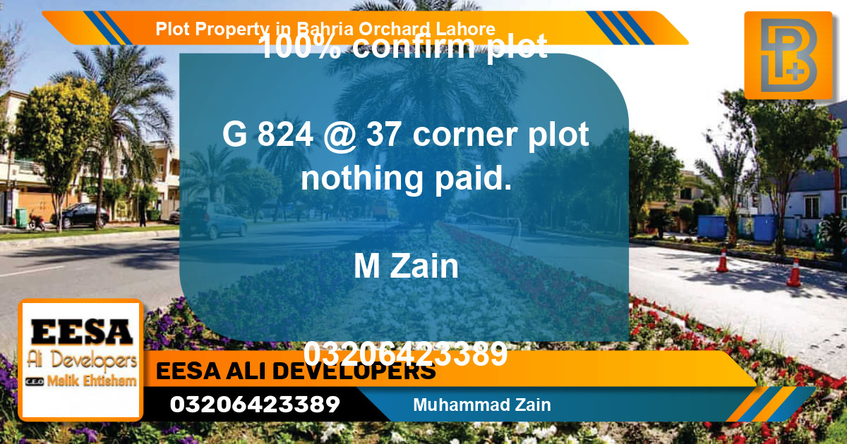 Residential Plot for Sale in Bahria Orchard, Lahore - (BP-68736)