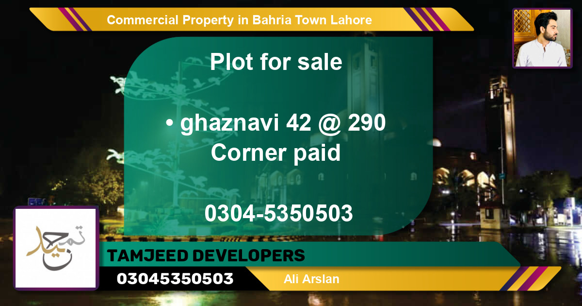 Commercial Property for Sale in Bahria Town, Lahore - (BP-68754)