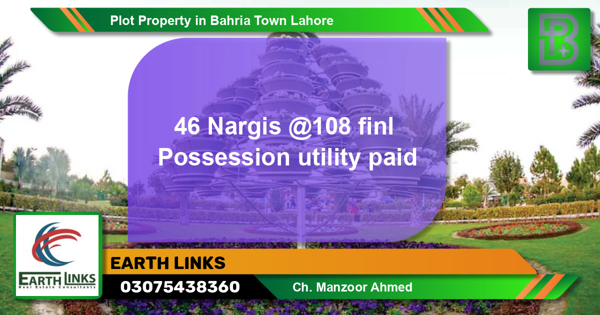 Residential Plot for Sale in Bahria Town, Lahore - (BP-68842)