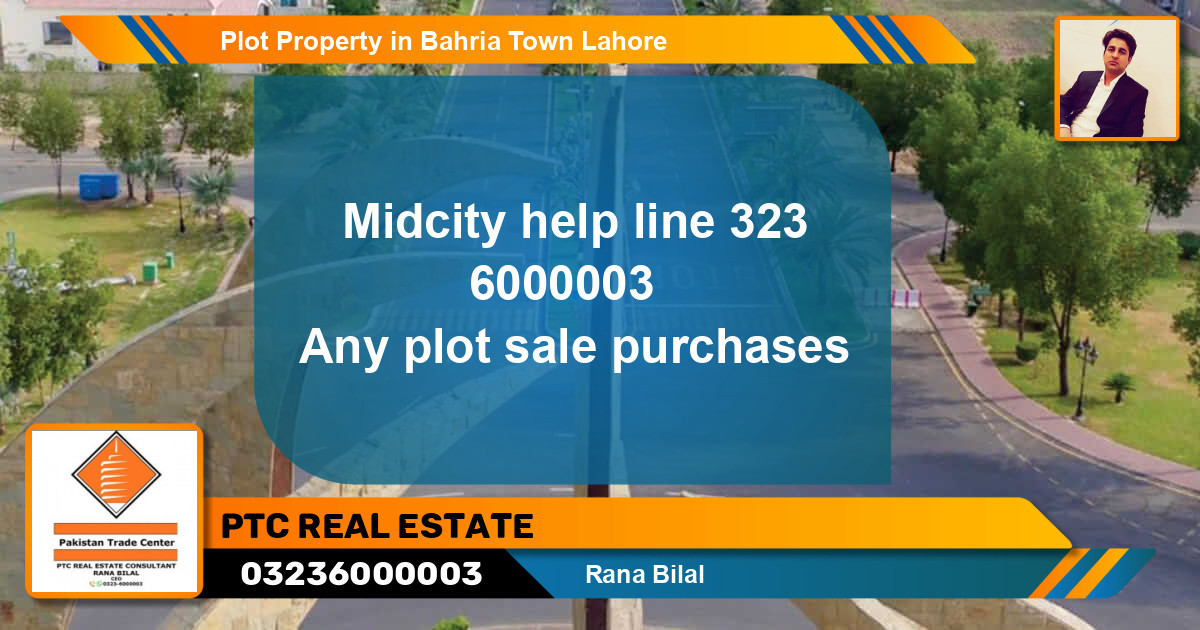 Residential Plot for Sale in Bahria Town, Lahore - (BP-68862)