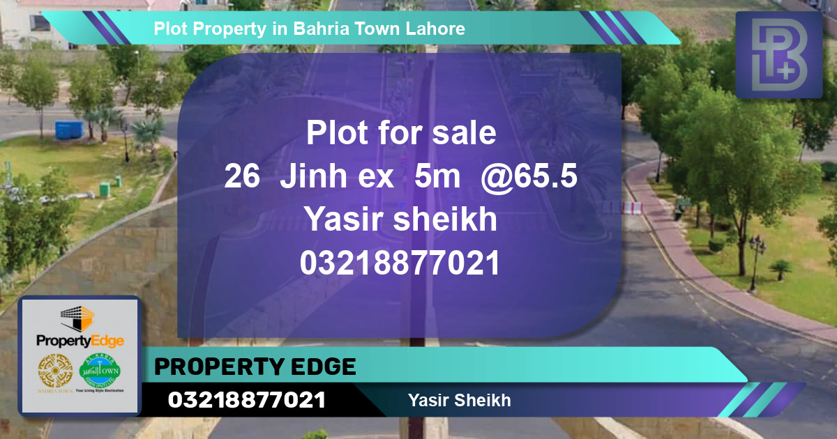 Residential Plot for Sale in Bahria Town, Lahore - (BP-68975)