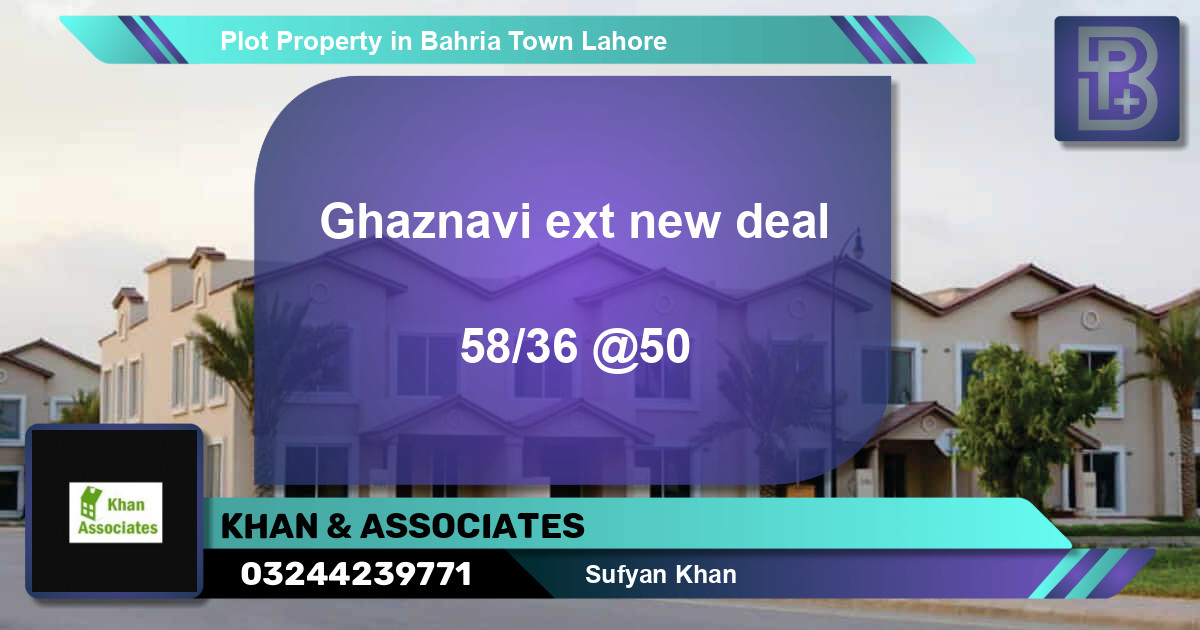 Residential Plot for Sale in Bahria Town, Lahore - (BP-68978)