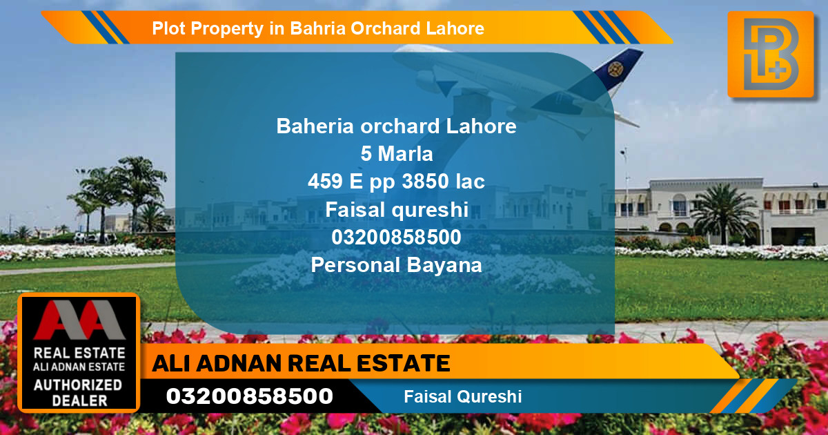Residential Plot for Sale in Bahria Orchard, Lahore - (BP-69093)