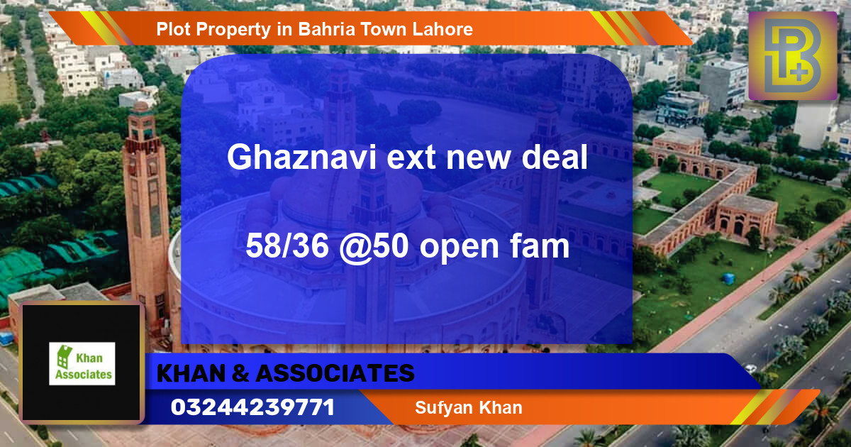 Residential Plot for Sale in Bahria Town, Lahore - (BP-69121)
