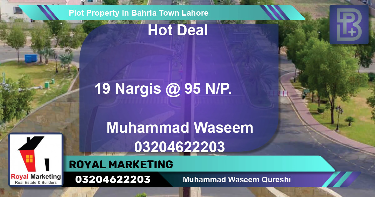 Residential Plot for Sale in Bahria Town, Lahore - (BP-69205)