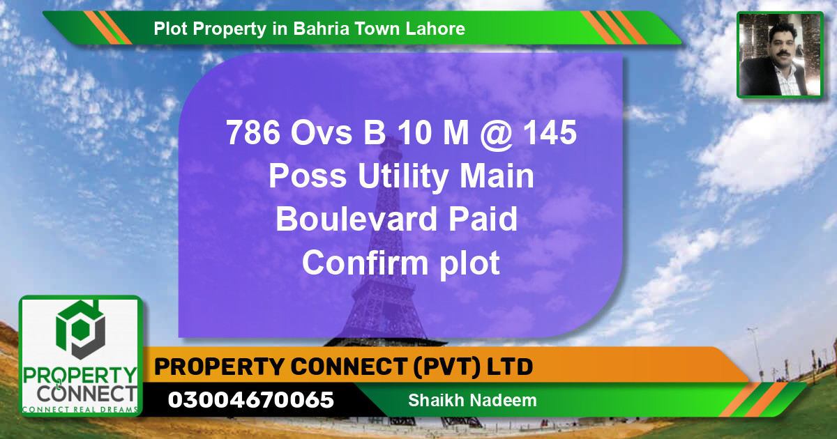 Residential Plot for Sale in Bahria Town, Lahore - (BP-69238)