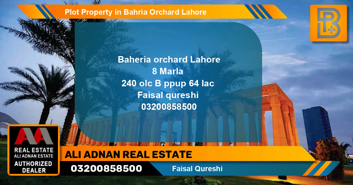 Residential Plot for Sale in Bahria Orchard, Lahore - (BP-69255)