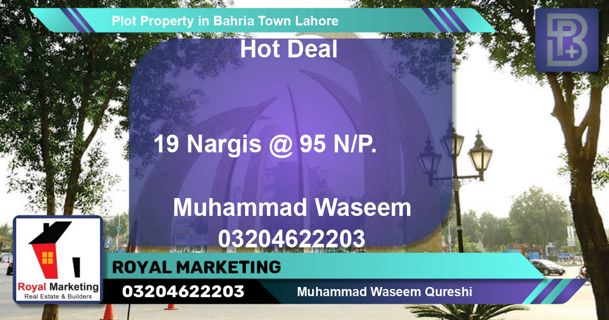 Residential Plot for Sale in Bahria Town, Lahore - (BP-69262)