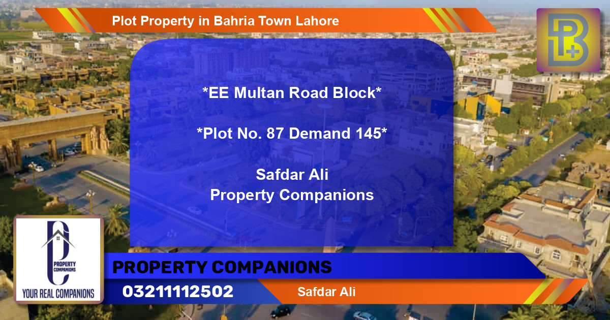 Residential Plot for Sale in Bahria Town, Lahore - (BP-69299)