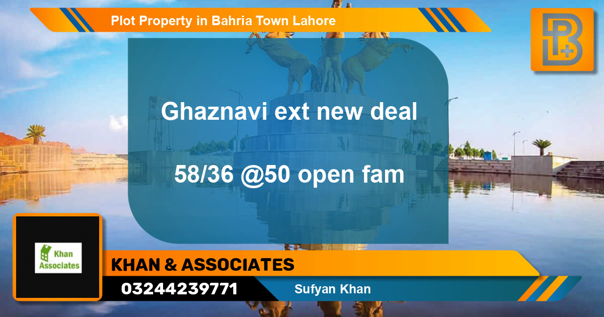 Residential Plot for Sale in Bahria Town, Lahore - (BP-69368)