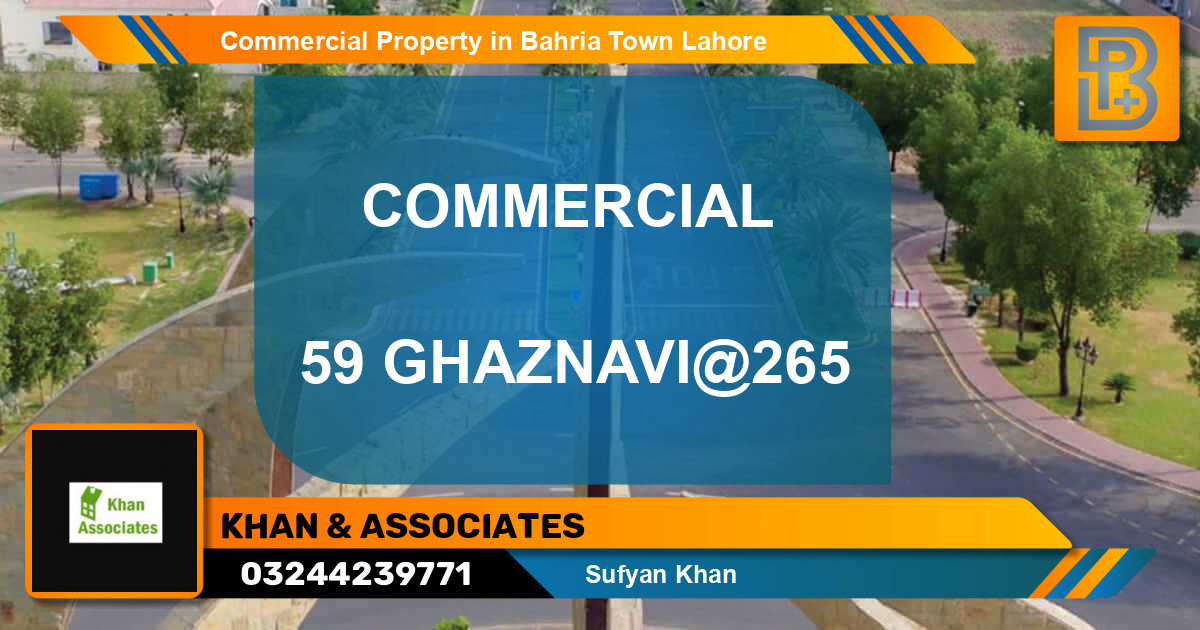 Commercial Property for Sale in Bahria Town, Lahore - (BP-69370)