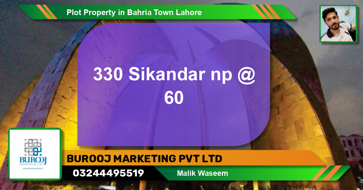 Residential Plot for Sale in Bahria Town, Lahore - (BP-69493)
