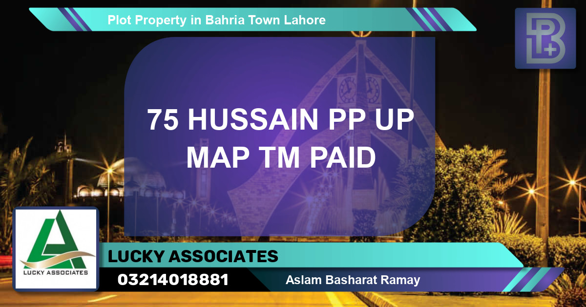 Residential Plot for Sale in Bahria Town, Lahore - (BP-69605)