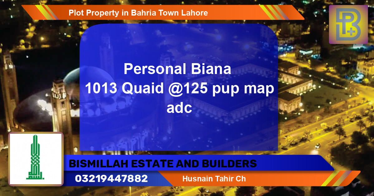Residential Plot for Sale in Bahria Town, Lahore - (BP-69788)