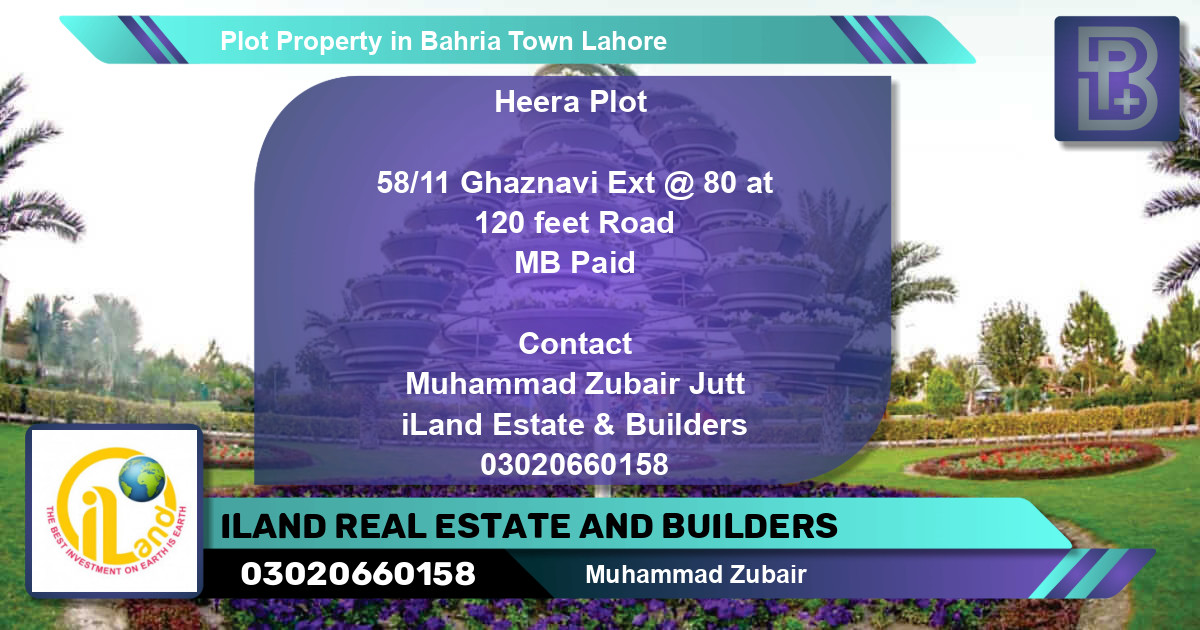 Residential Plot for Sale in Bahria Town, Lahore - (BP-69813)