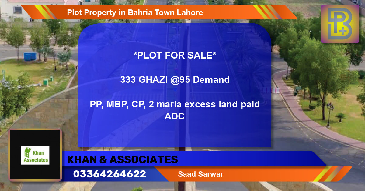 Residential Plot for Sale in Bahria Town, Lahore - (BP-69894)