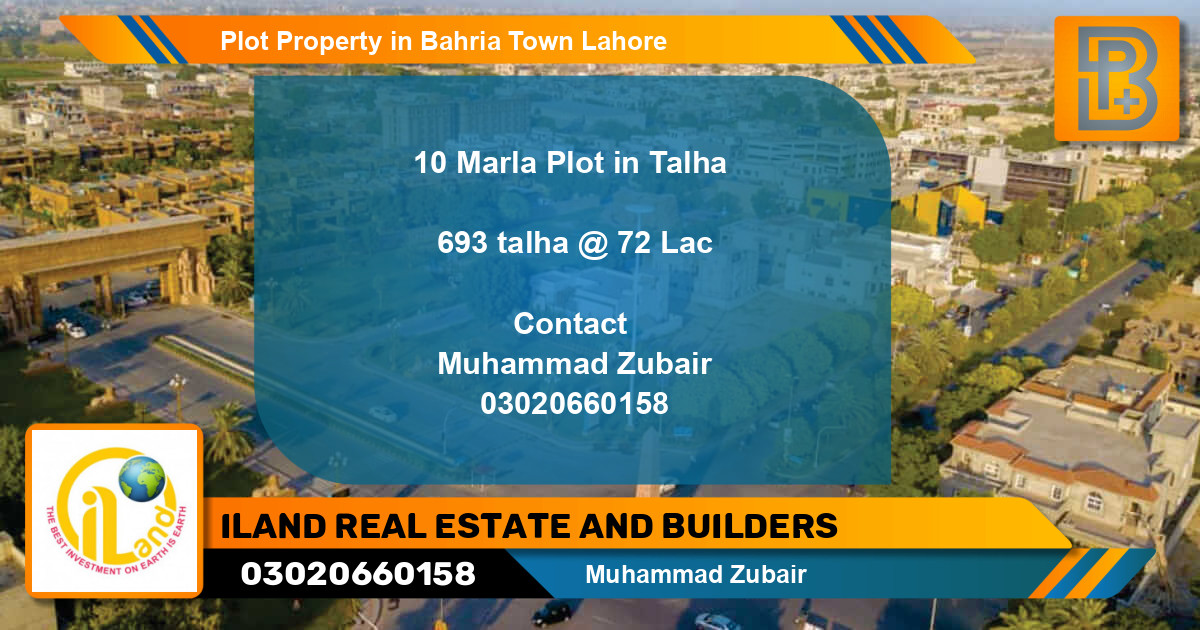 Residential Plot for Sale in Bahria Town, Lahore - (BP-69898)