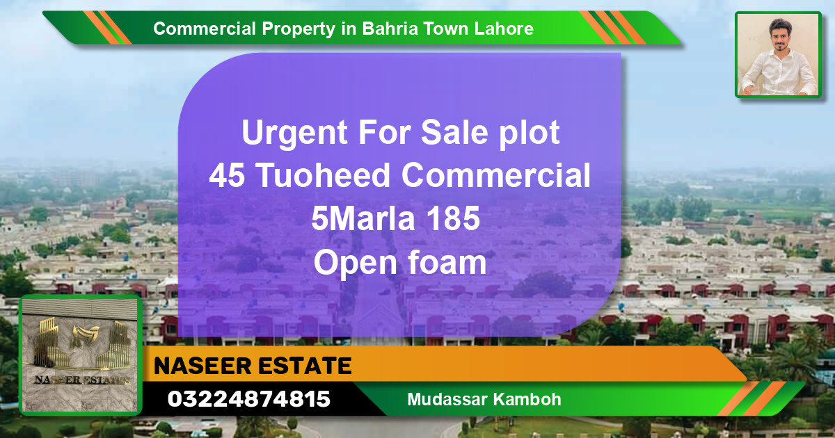 Commercial Property for Sale in Bahria Town, Lahore - (BP-69915)