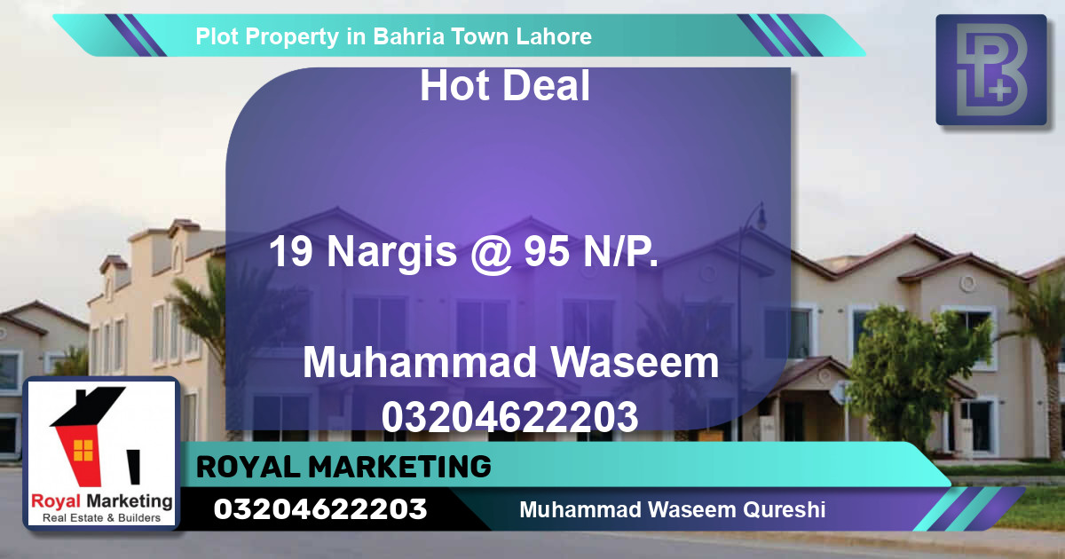 Residential Plot for Sale in Bahria Town, Lahore - (BP-70005)