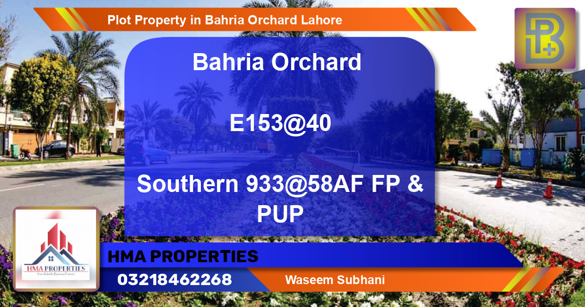 Residential Plot for Sale in Bahria Orchard, Lahore - (BP-70050)