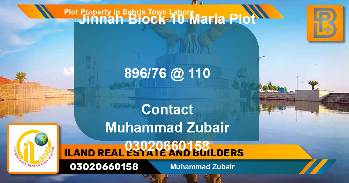 Residential Plot for Sale in Bahria Town, Lahore - (BP-70226)
