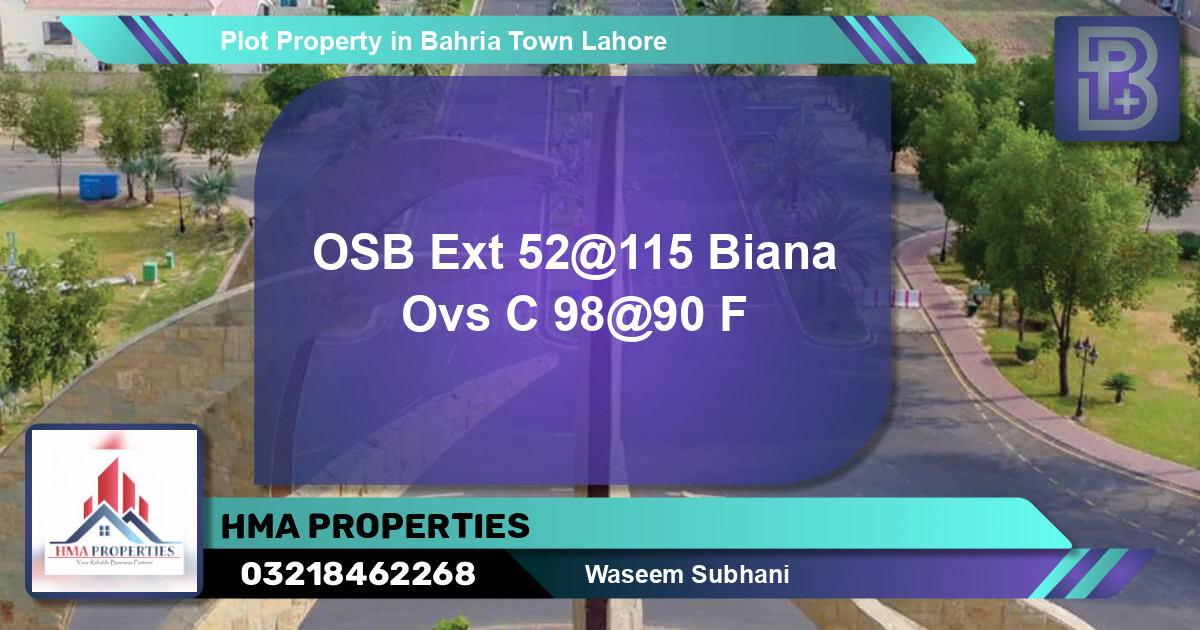 Residential Plot for Sale in Bahria Town, Lahore - (BP-70281)