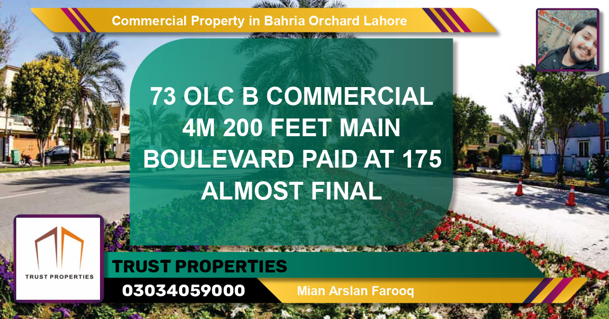 Commercial Property for Sale in Bahria Orchard, Lahore - (BP-70390)