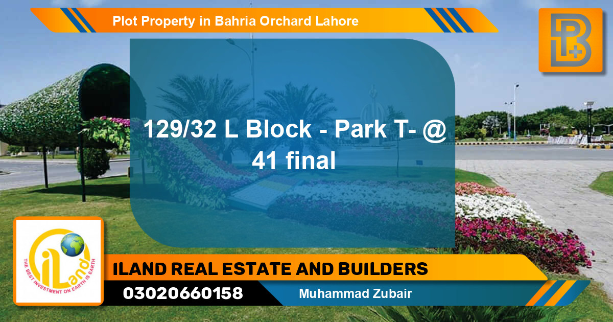 Residential Plot for Sale in Bahria Orchard, Lahore - (BP-70394)