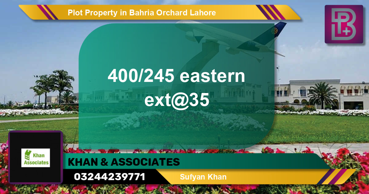 Residential Plot for Sale in Bahria Orchard, Lahore - (BP-70403)