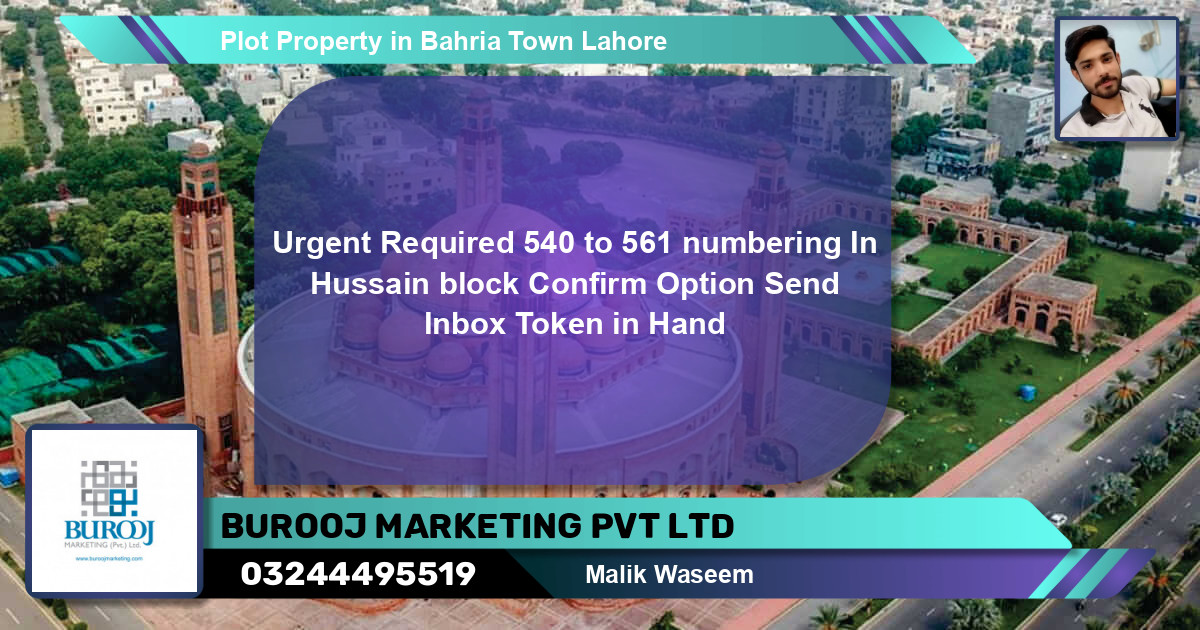 Residential Plot for Sale in Bahria Town, Lahore - (BP-70412)