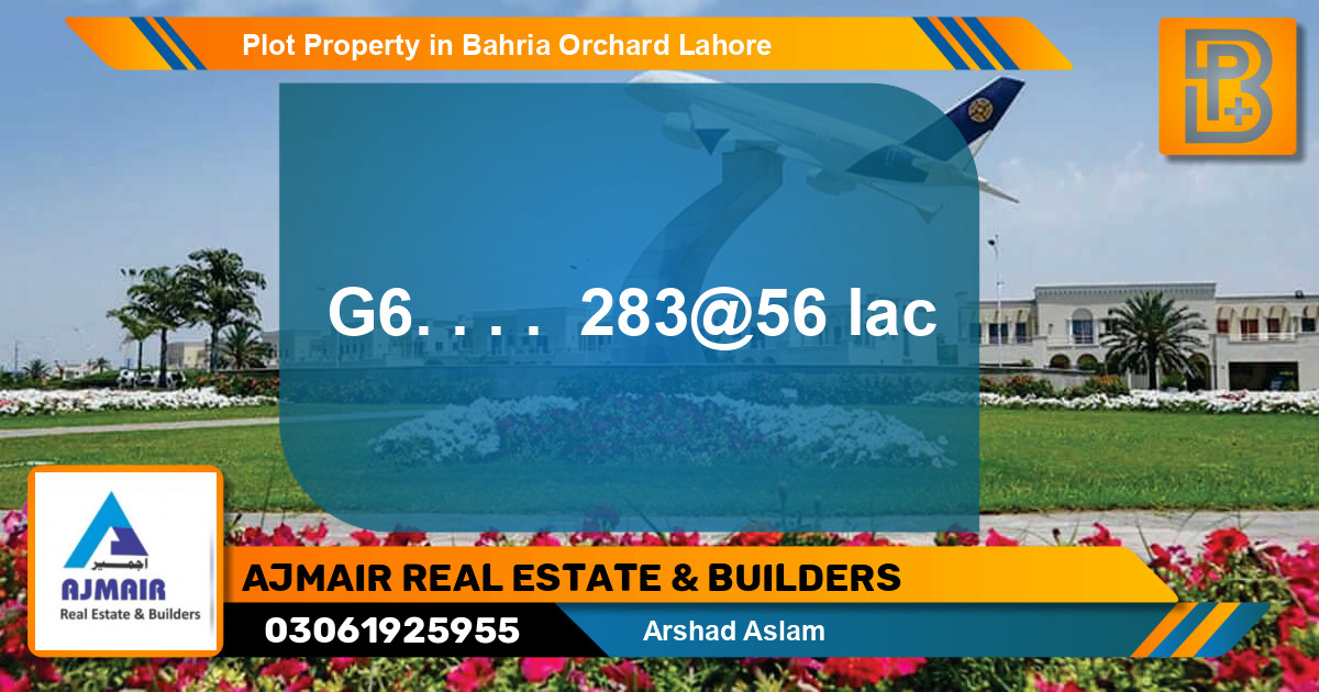 Residential Plot for Sale in Bahria Orchard, Lahore - (BP-70487)
