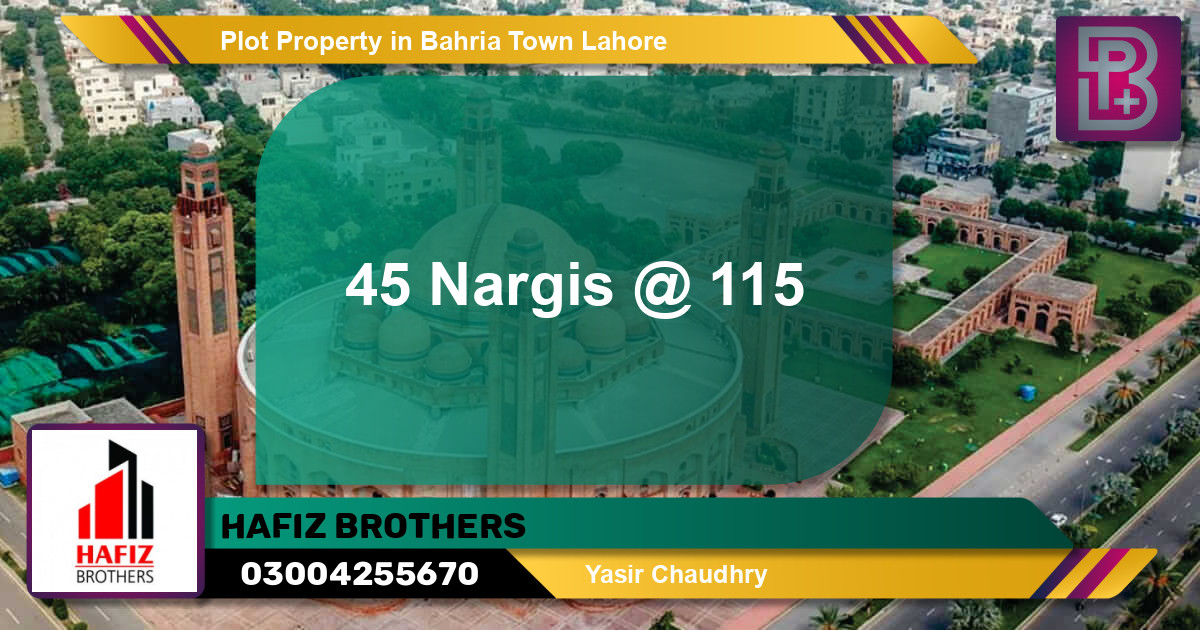 Residential Plot for Sale in Bahria Town, Lahore - (BP-70523)