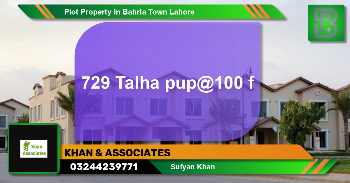 Residential Plot for Sale in Bahria Town, Lahore - (BP-70531)