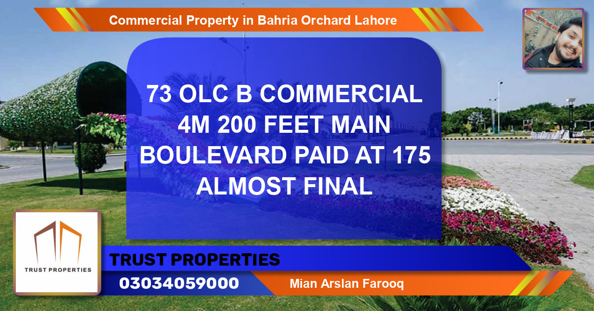 Commercial Property for Sale in Bahria Orchard, Lahore - (BP-70618)
