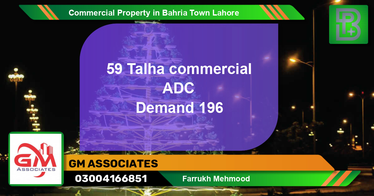 Commercial Property for Sale in Bahria Town, Lahore - (BP-70632)