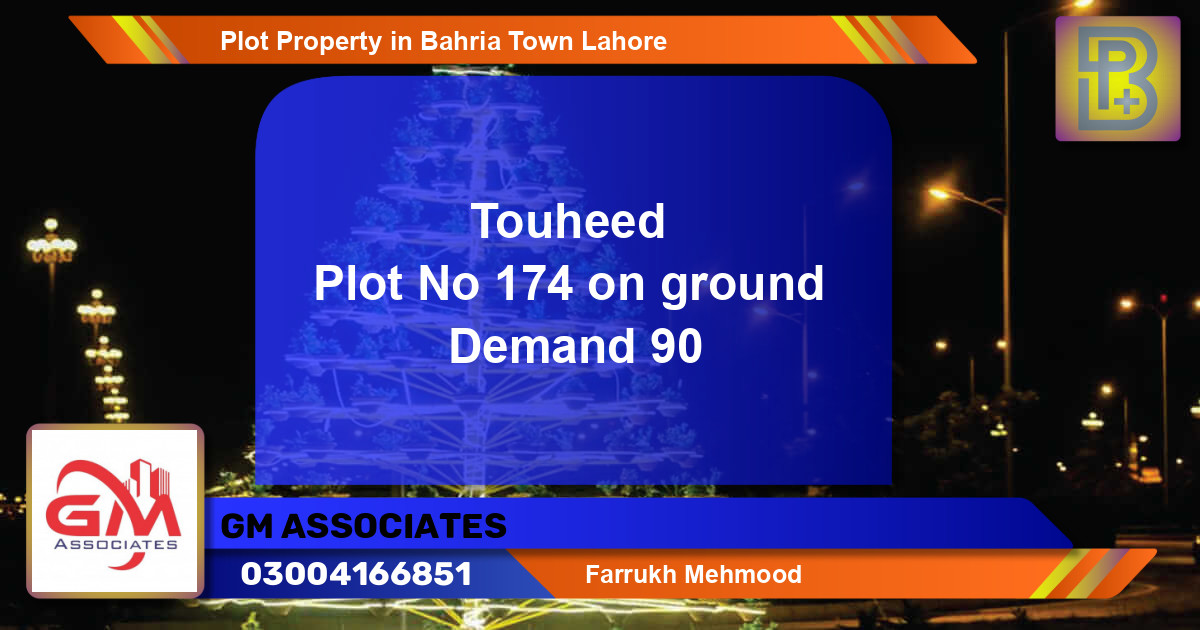 Residential Plot for Sale in Bahria Town, Lahore - (BP-70644)